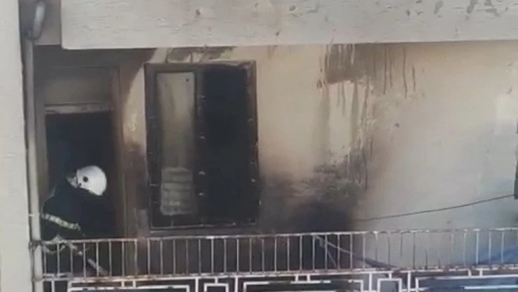 İkamet yangını korkuttu