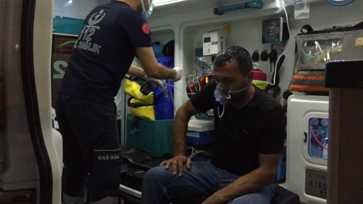 İş yerinde korkutan yangın