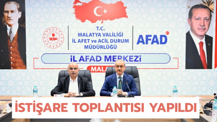 İstişare toplantısı yapıldı