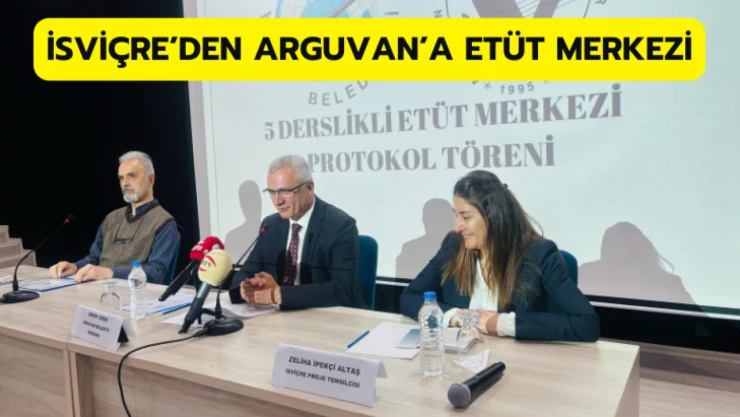İsviçre'den Arguvan'a Etüt Merkezi