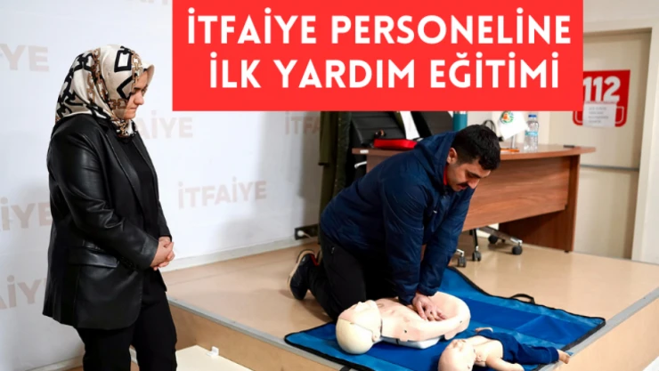 İtfaiye personeline ilk yardım eğitimi