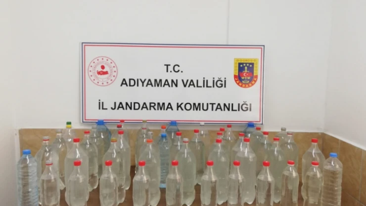 Jandarma sahte alkol ele geçirdi