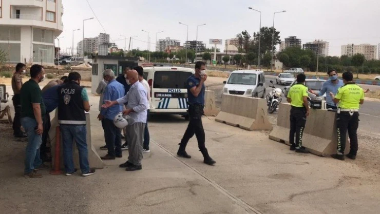 Kahta'da maske takmayan vatandaşlara ceza kesildi