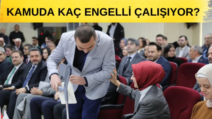 Kamuda toplam kaç engelli çalışıyor?