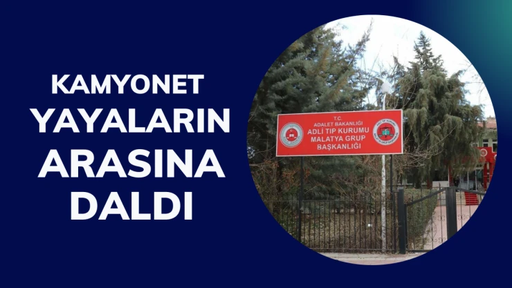 Kamyonet yayaların arasına daldı