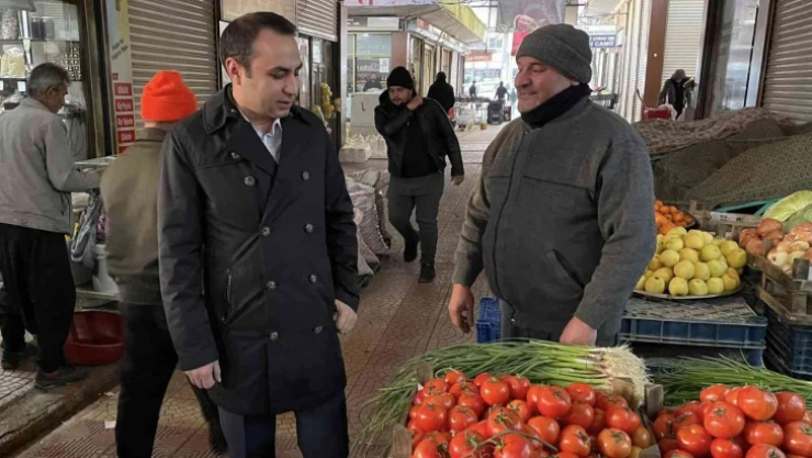 Kaymakam Partal, esnaflarla bir araya geldi