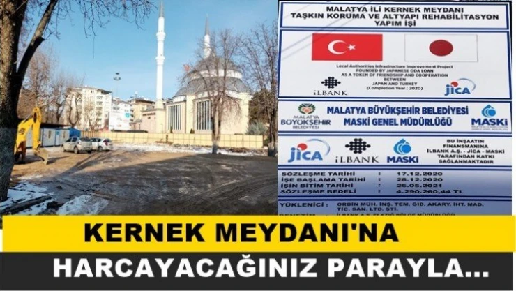 Kernek Meydanı'na harcayacağınız parayla…
