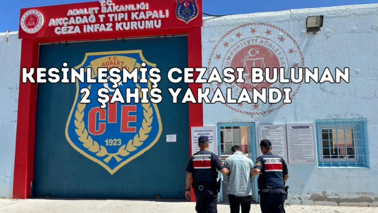 Kesinleşmiş cezası bulunan 2 şahıs yakalandı