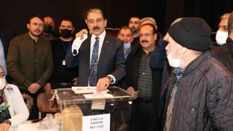 Şevket Keskin tek liste ile seçildi