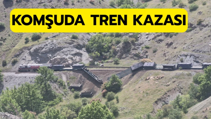 Komşuda tren kazası