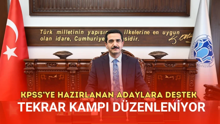 KPSS'ye hazırlanan adaylara destek