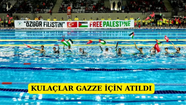 Kulaçlar Gazze İçin Atıldı