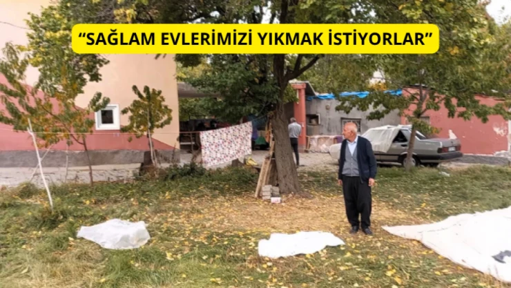 Kuluncak'ta kentsel dönüşüm tepkisi