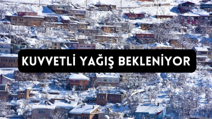 Kuvvetli yağış bekleniyor