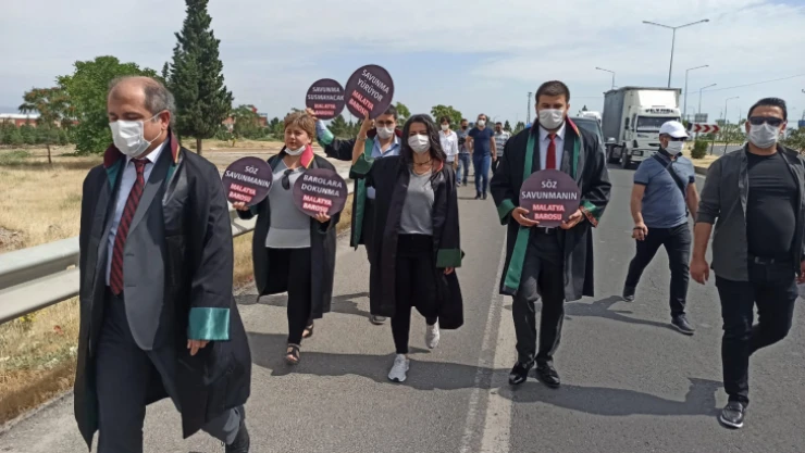 Malatya Barosu Ankara'ya yürüyor