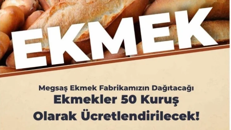 Malatya Büyükşehir Belediyesi ekmeği 50 kuruşa düşürdü