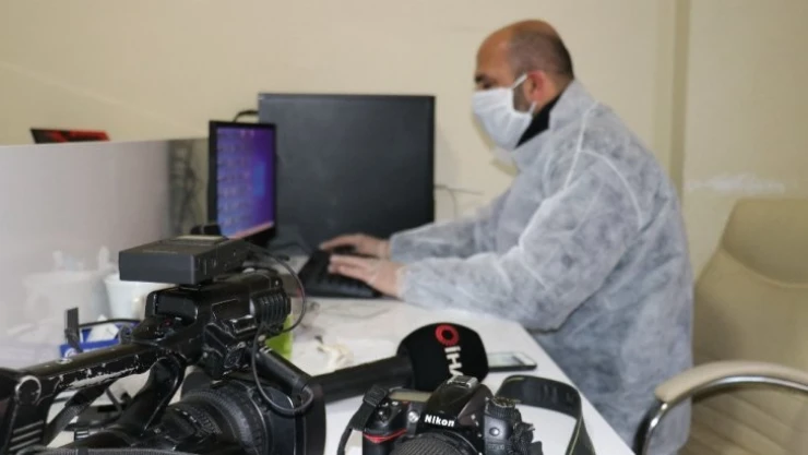 Malatya Büyükşehir Belediyesinden basına koruyucu malzemeler