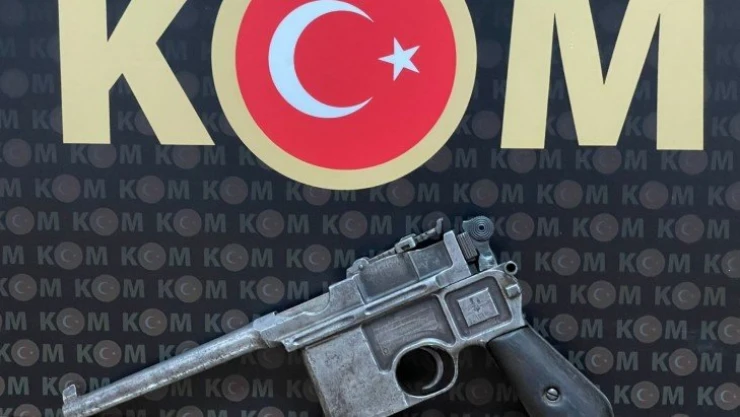 18. yüzyıla ait tabanca ele geçirildi