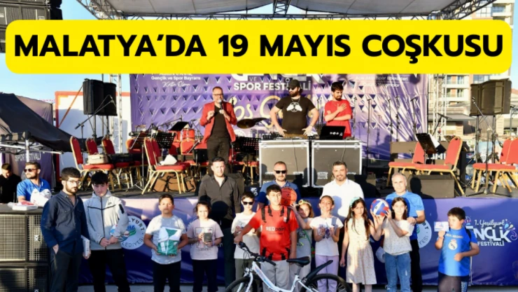 Malatya'da 19 Mayıs coşkusu