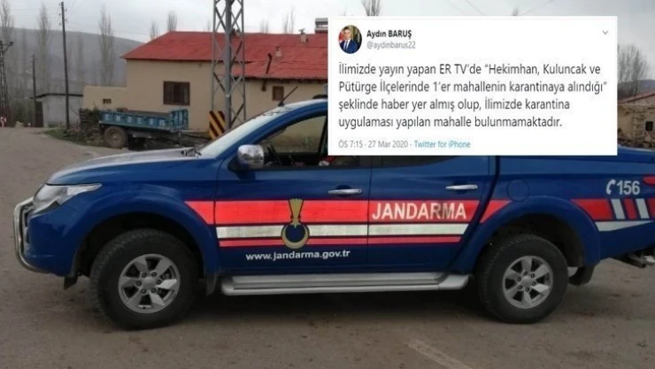 Malatya'da bir mahalle karantinaya alındı