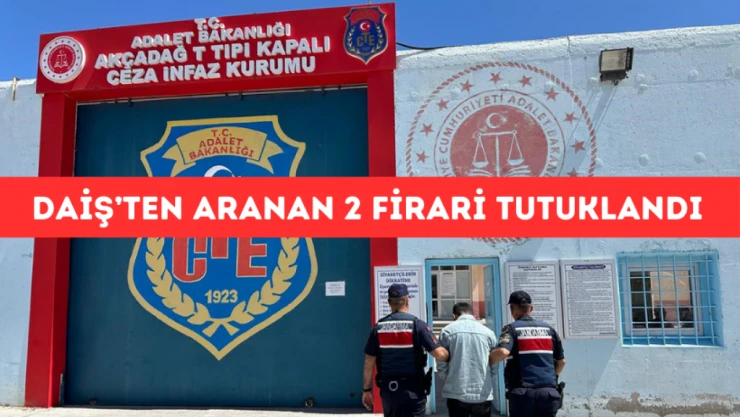 Malatya'da DAİŞ'ten aranan 2 kişi tutuklandı