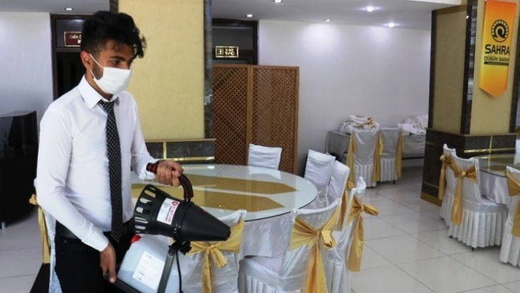 Malatya'da düğün salonları 1 Temmuz'a hazır