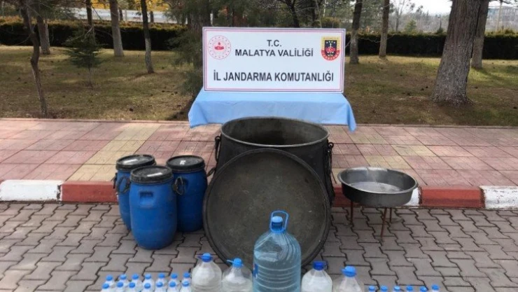 Malatya'da kaçak içki operasyonu