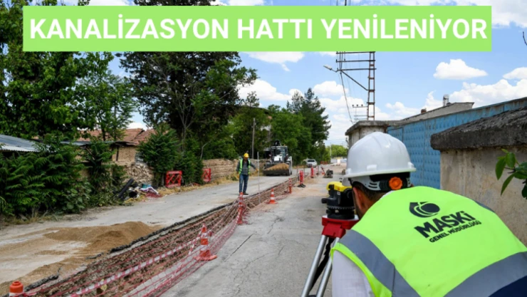 Malatya'da kanalizasyon hattı yenileniyor