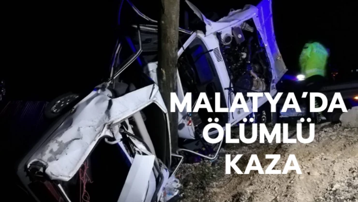 Malatya'da ölümlü kaza