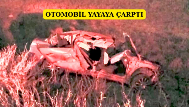 Malatya'da otomobil yayaya çarptı