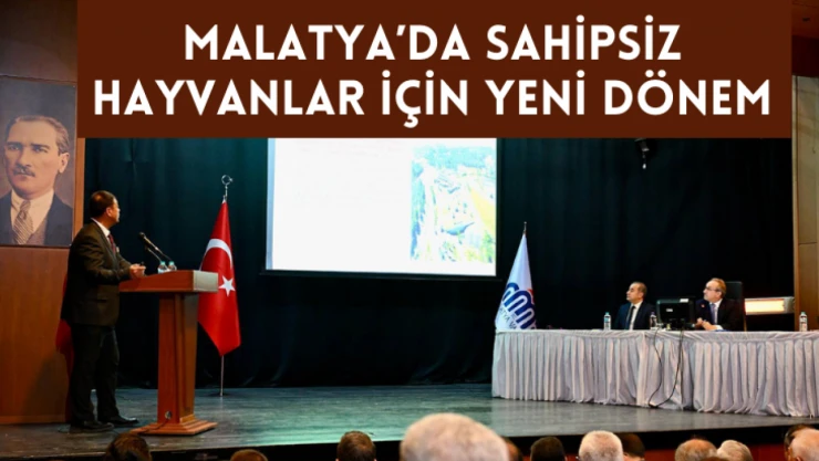 Malatya'da sahipsiz hayvanlar için yeni dönem