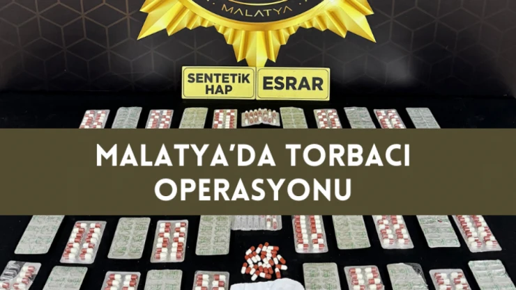 Malatya'da torbacı operasyonu