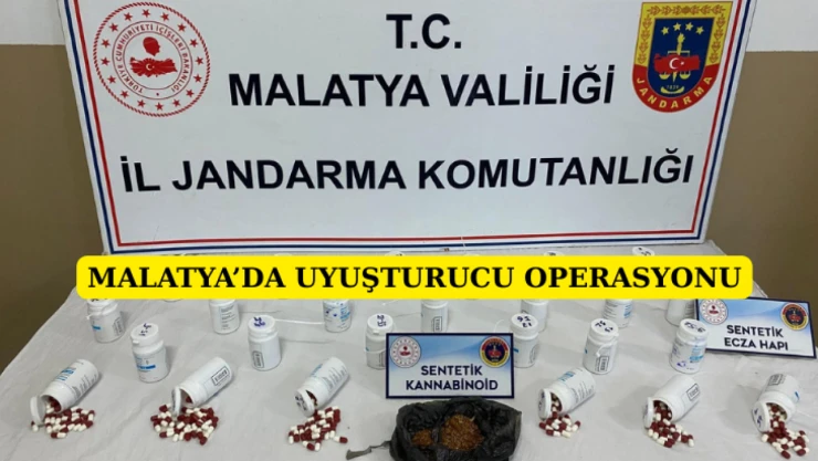 Malatya'da uyuşturucu operasyonu
