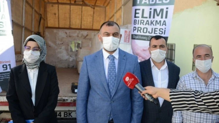 Malatya'da yaşlılar için 'Elimi Bırakma' projesi