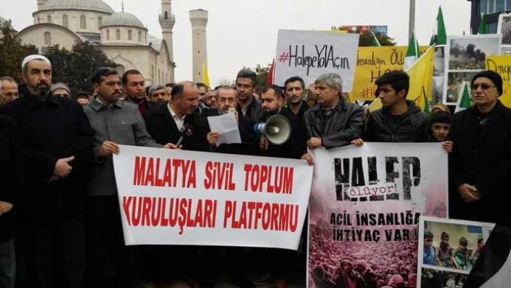 Halep için yardım kampanyası