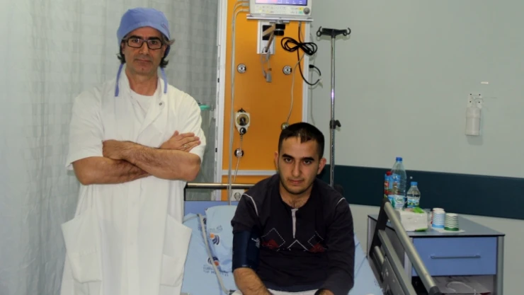 Takılan stentle hayatı kurtuldu