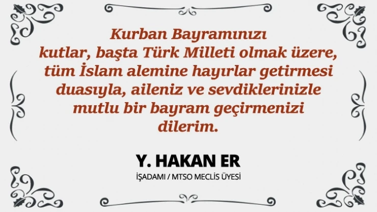 Kurban Bayramınız kutlu olsun!