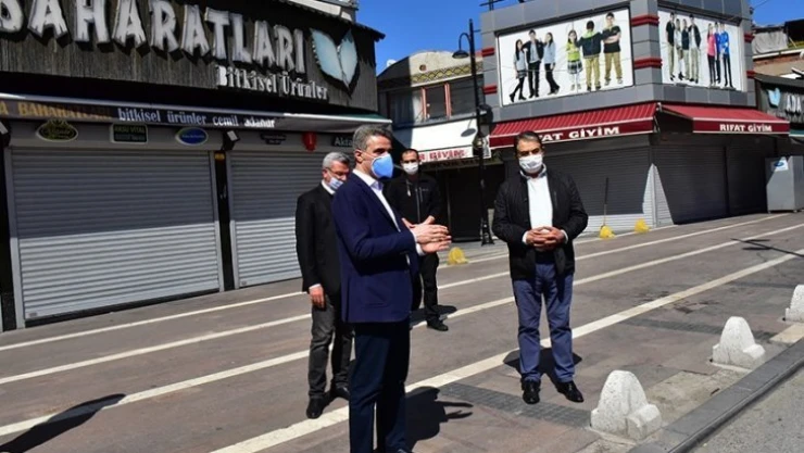 Malatya Pandemi Kurulu il merkezinde incelemelerde bulundu