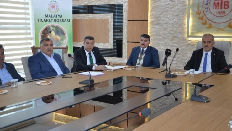 Malatya Ticaret Borsası Nisan ayı meclis toplantısı yapıldı