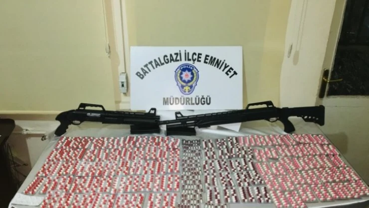 Malatya'da çok sayıda uyuşturucu hap ele geçirildi