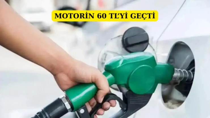 Motorin 60 TL'yi geçti