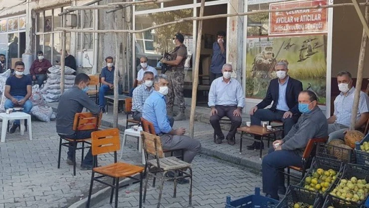 Müdür Ergüder, Çelikhan ilçesini gezdi