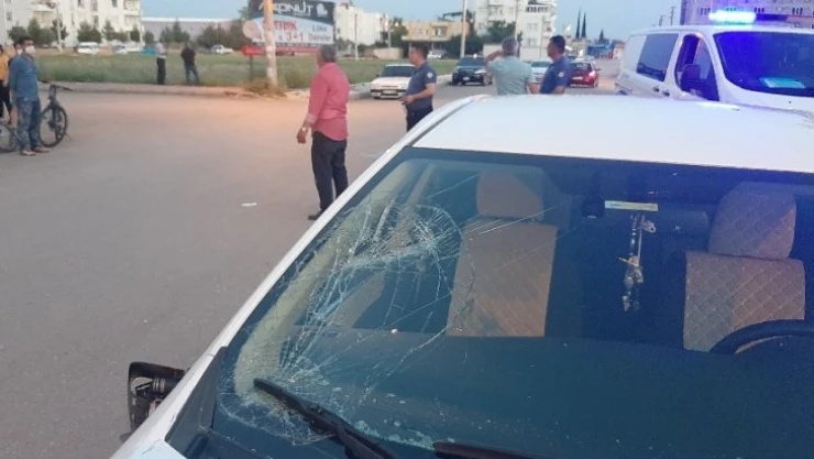Otomobil ile bisiklet çarpıştı: 1 yaralı