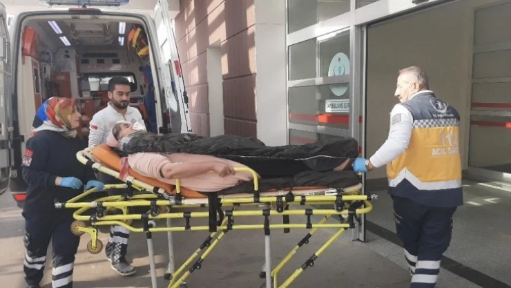 Otomobil ile minibüs çarpıştı: 2 yaralı