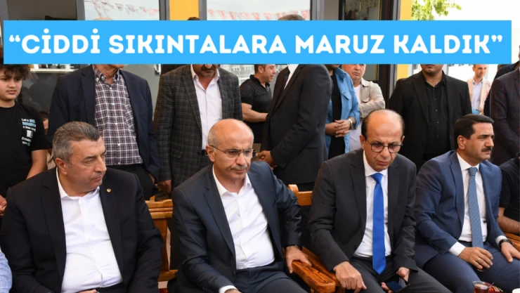 Özcan: Ciddi sıkıntılara maruz kaldık