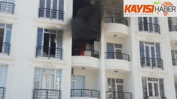 Patlayan klima motoru yangınına neden oldu