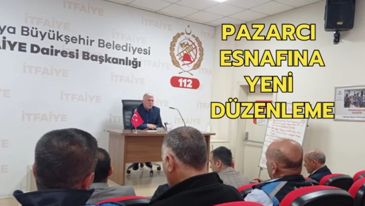 Pazarcı esnafına yeni düzenleme