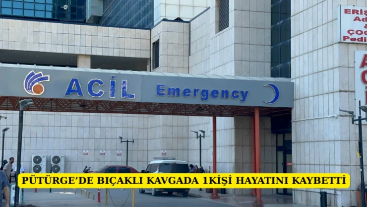 Pütürge'de çıkan kavgada 1 kişi hayatını kaybetti