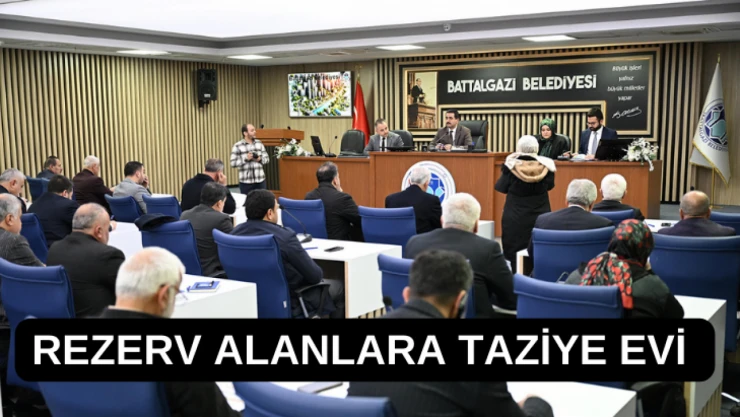 Rezerv alanlara taziye evi