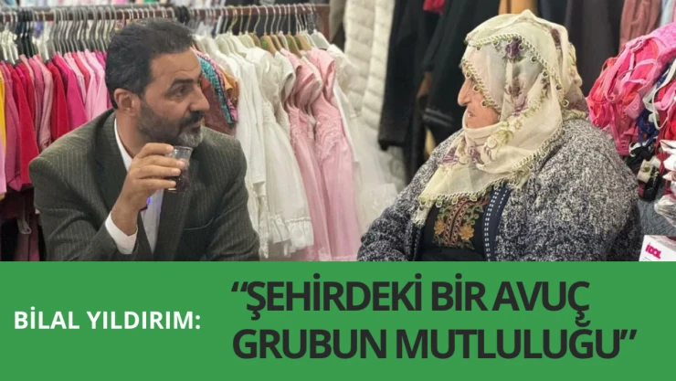 Şehirdeki bir avuç grubun mutluluğu
